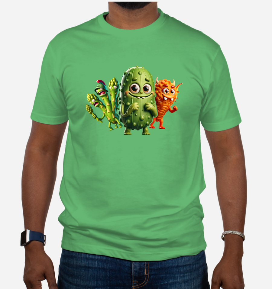 Flavoria Adventure Cute Food Monsters Green T-Shirt