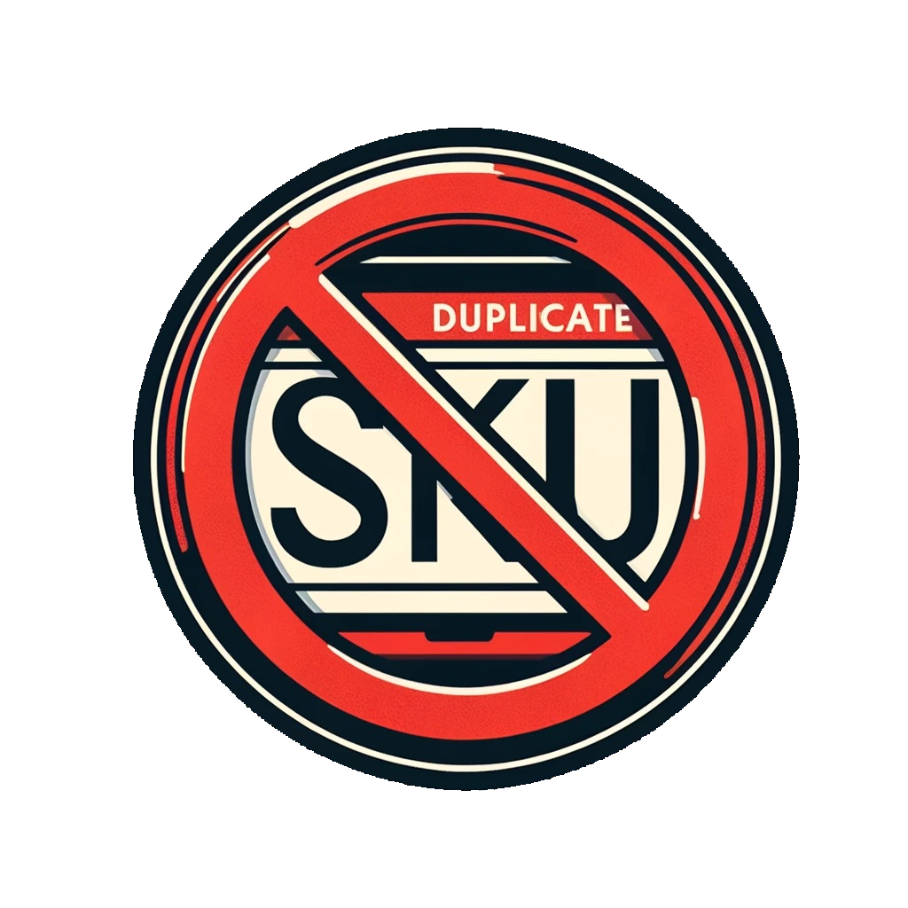 No Duplicate SKUs Laptop Sticker